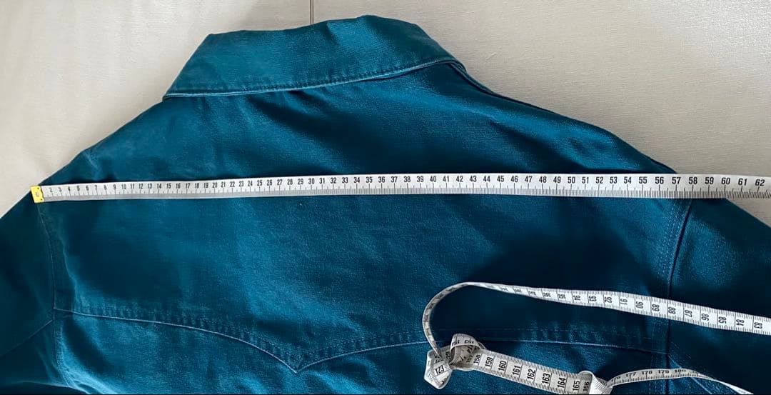 激レアサウスウエスト　カーハート　サンタフェジャケット ティールブルー USA製