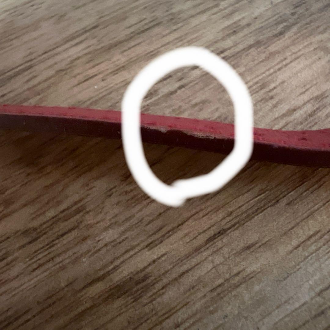 エルメス　セリエ　時計　ベルト　赤