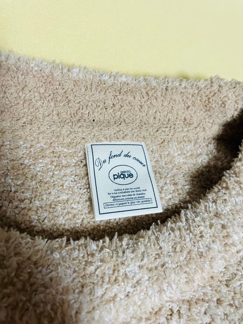 PIQUE ベージュ クマルームウェアセット