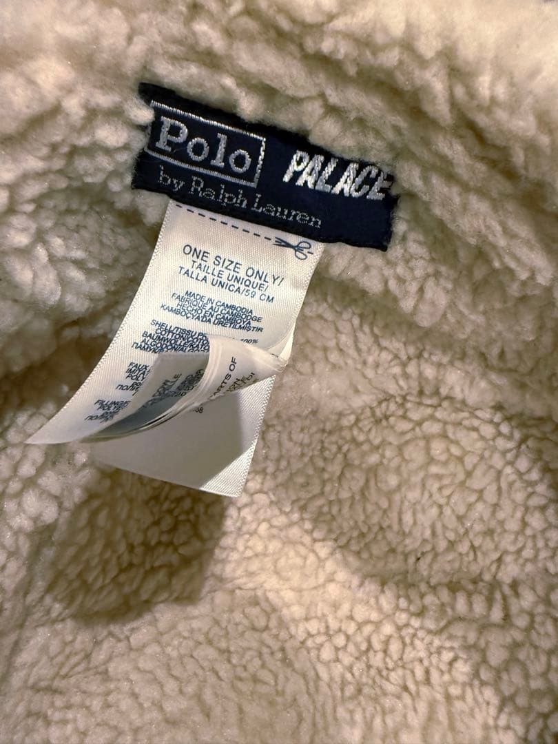 PALACE polo ralph lauren hunting cap ボア