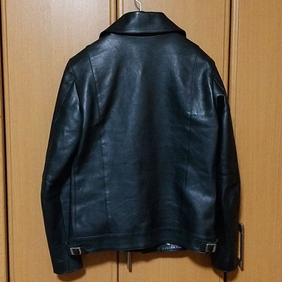 GARNI ガルニ ダブルライダースジャケット 黒 シルバー925