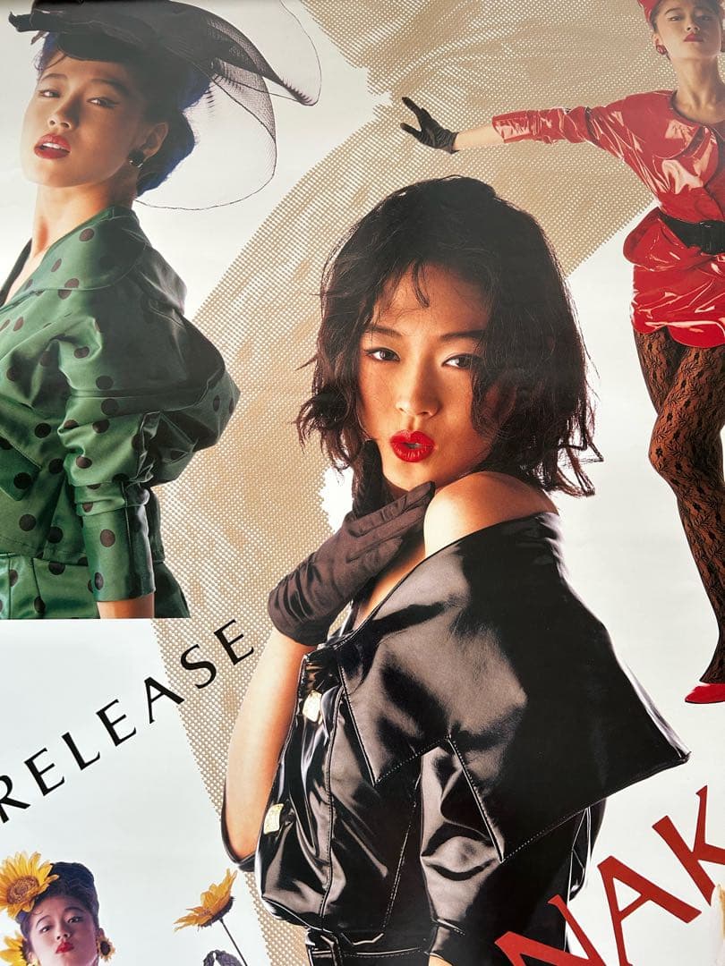■中森明菜■TATTOO■特大■B1■使用あり■ポスター■当時物■1988年