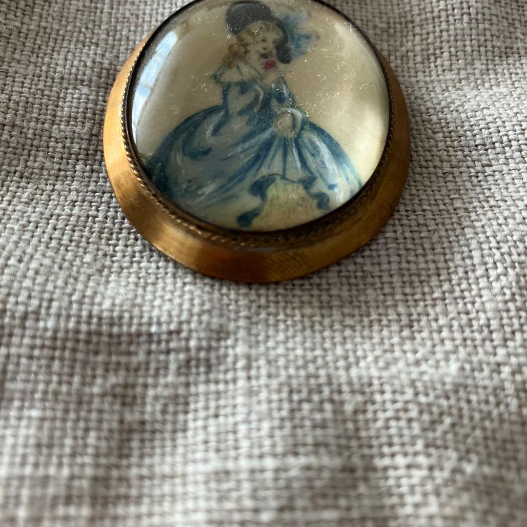 イギリス　アンティーク　ヴィンテージ ブローチ　TLM