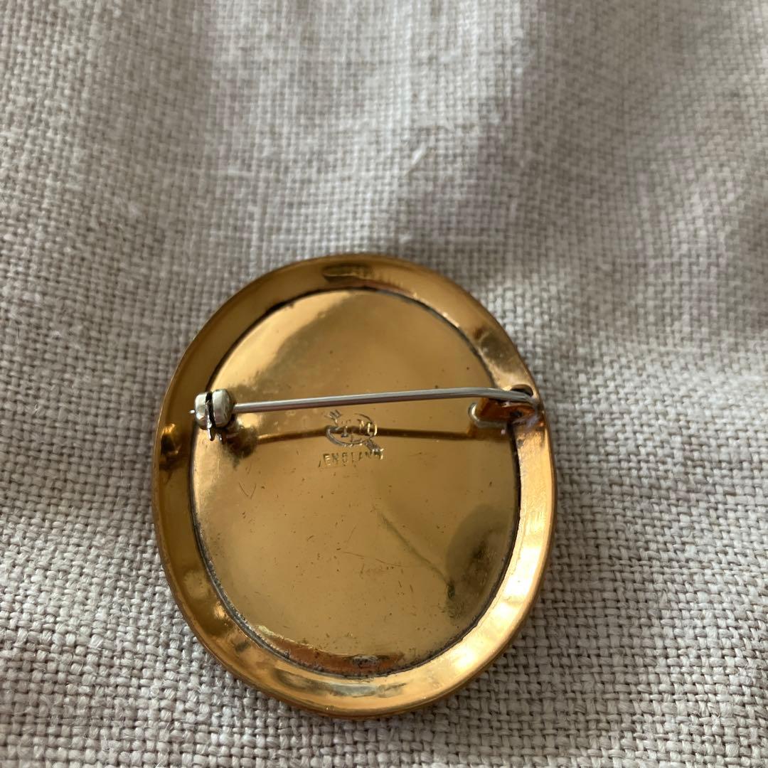 イギリス　アンティーク　ヴィンテージ ブローチ　TLM