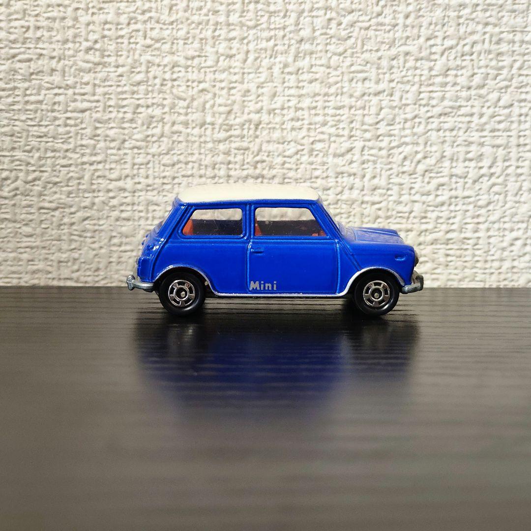 TOMICA　トミカ　ミニクーパー　青/白　輸出カラー　箱付き