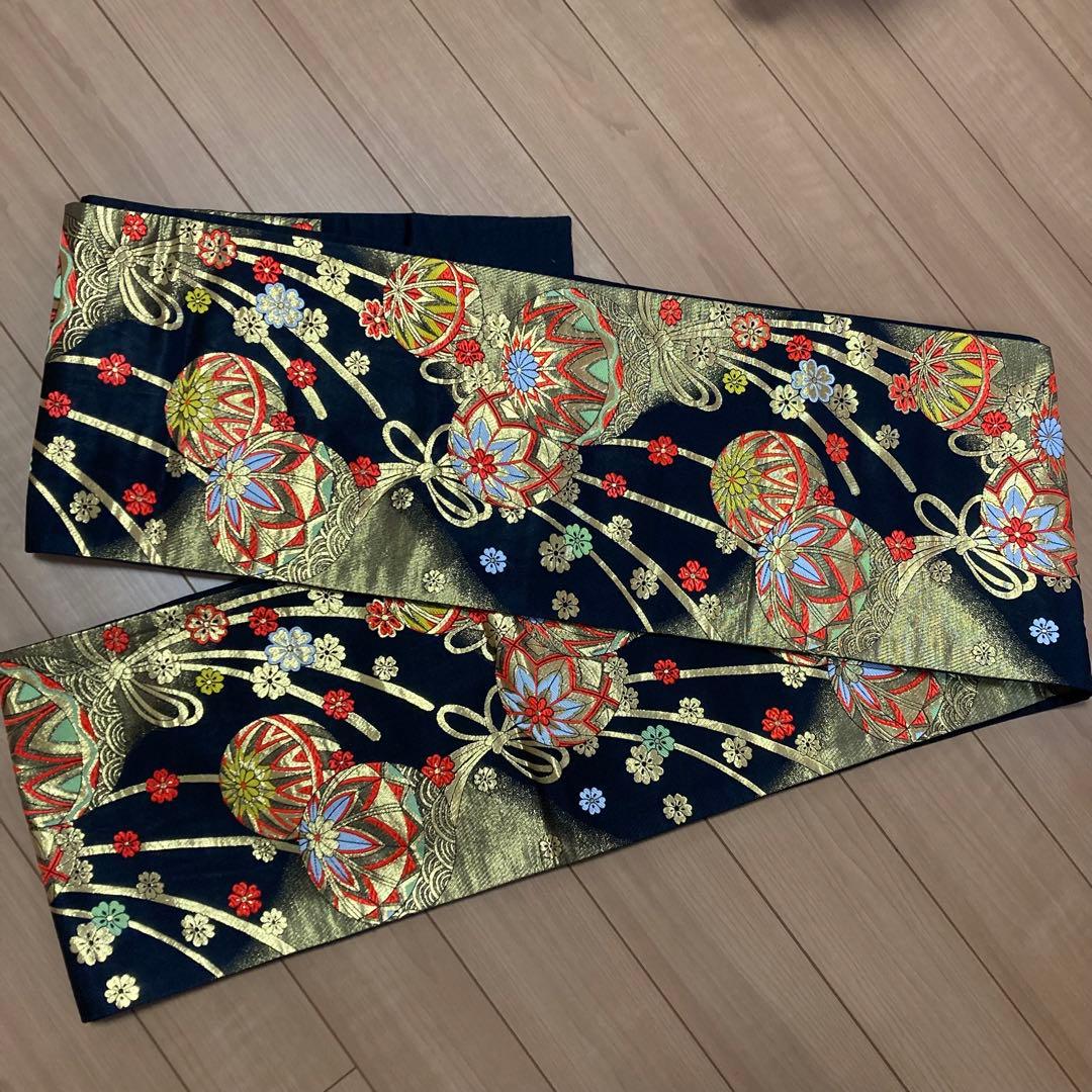 七五三着物赤正絹7歳一式