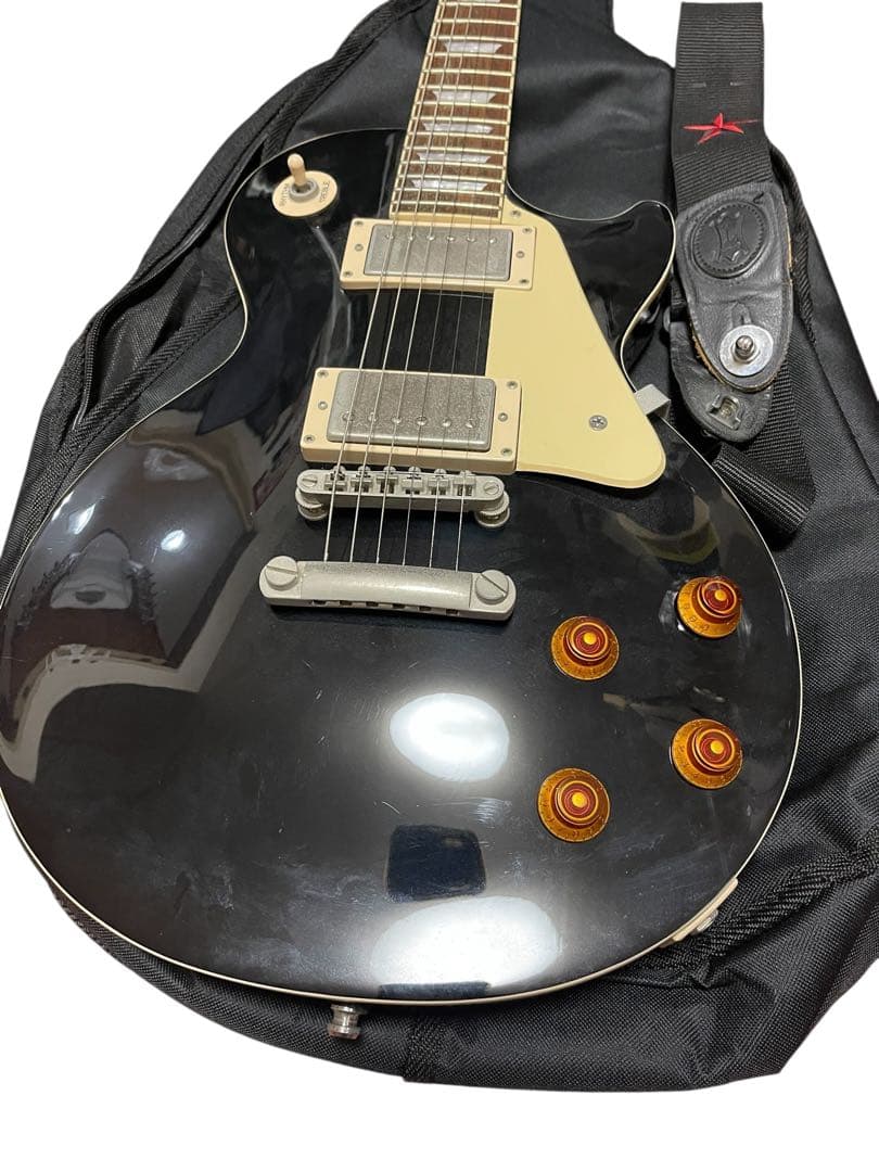 Epiphone Les Paul Standard ロックストラップ付