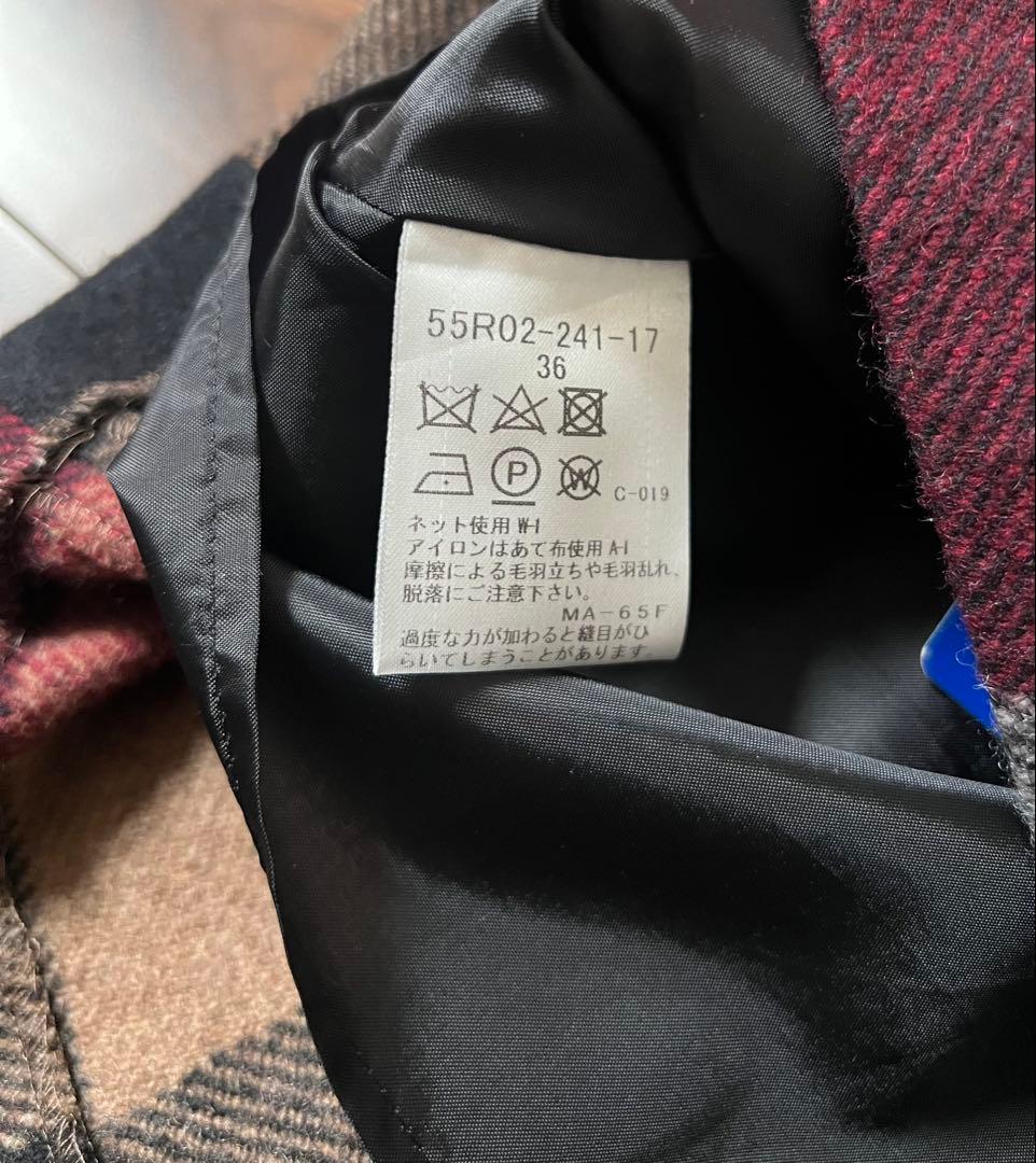 【美品】BLUE LABEL クレストブリッジチェック　キュロット 36