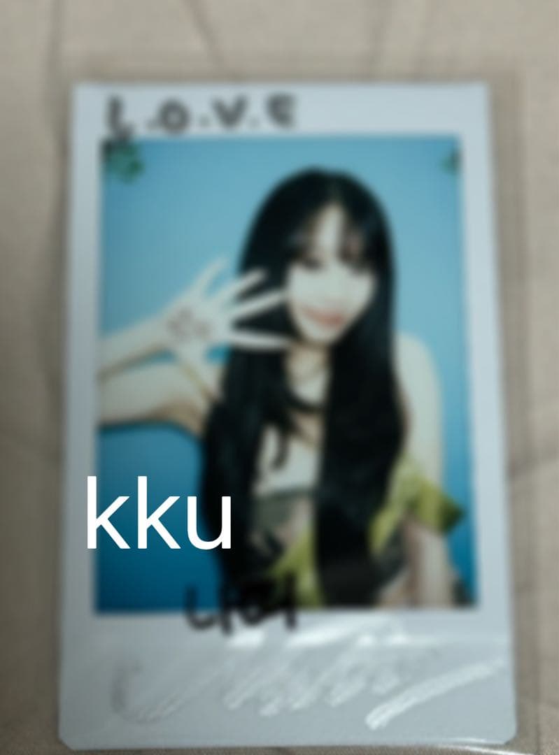 KISS OF LIFE キオプ直筆サイン ナッティ チェキ