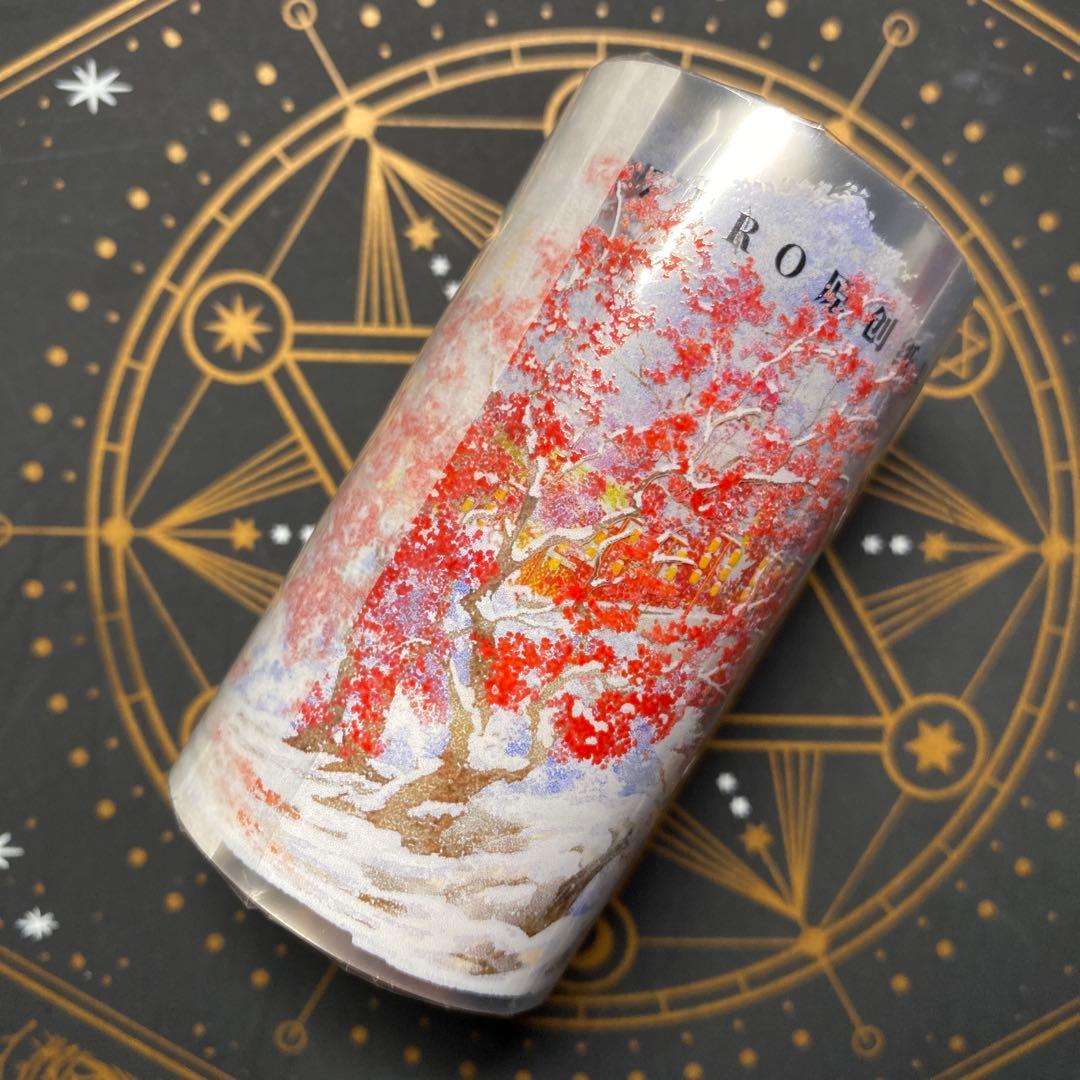 【9389】海外　マステ　5m巻　PETマスキングテープ　冬景色　古風　背景系