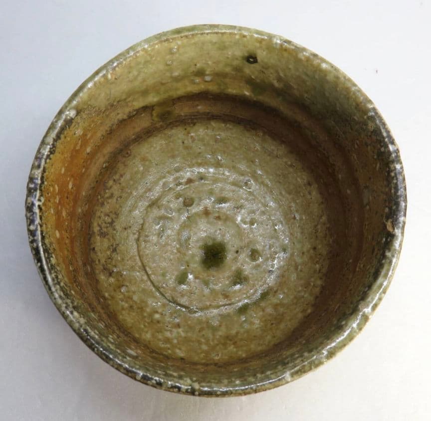 【武者小路千家　似休庵書付　真作】信楽焼　抹茶茶碗　高橋楽斎　鵬雲斎　千玄室