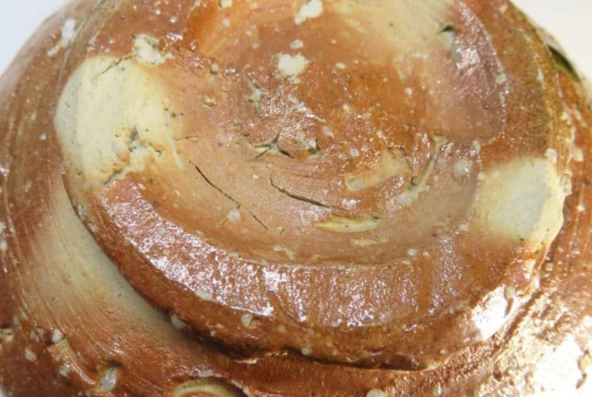 【武者小路千家　似休庵書付　真作】信楽焼　抹茶茶碗　高橋楽斎　鵬雲斎　千玄室