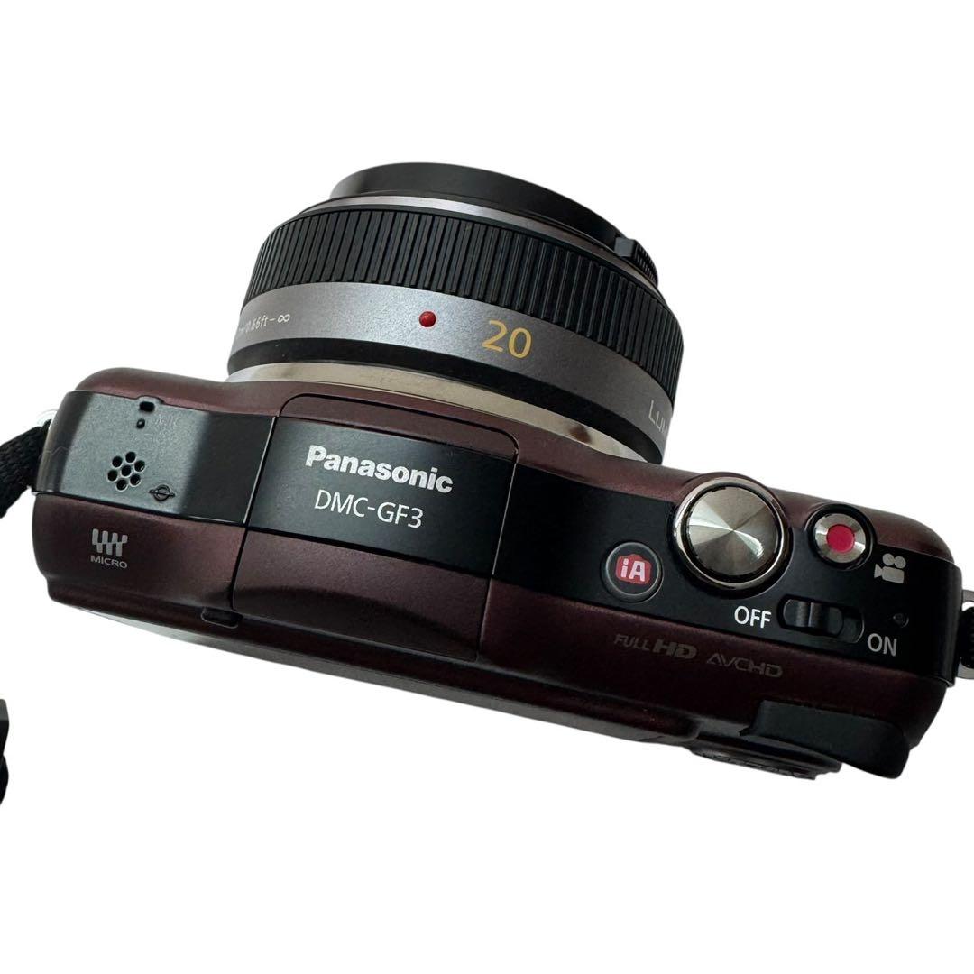 LUMIX ミラーレス一眼カメラ　DMC-GF3X-P 電動ズームレンズキット