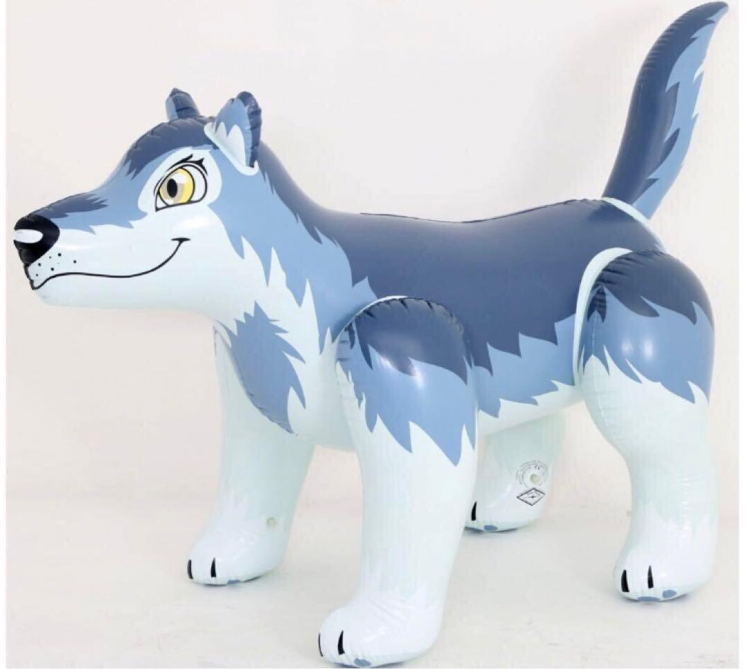 ウルフ　ツヤあり　フロート　空気ビニール風船　浮き輪　レア　新製品　希少