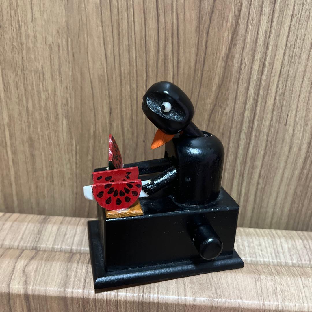 【レア】民藝 神戸人形 からくり人形 KOBE DOLL 西瓜喰