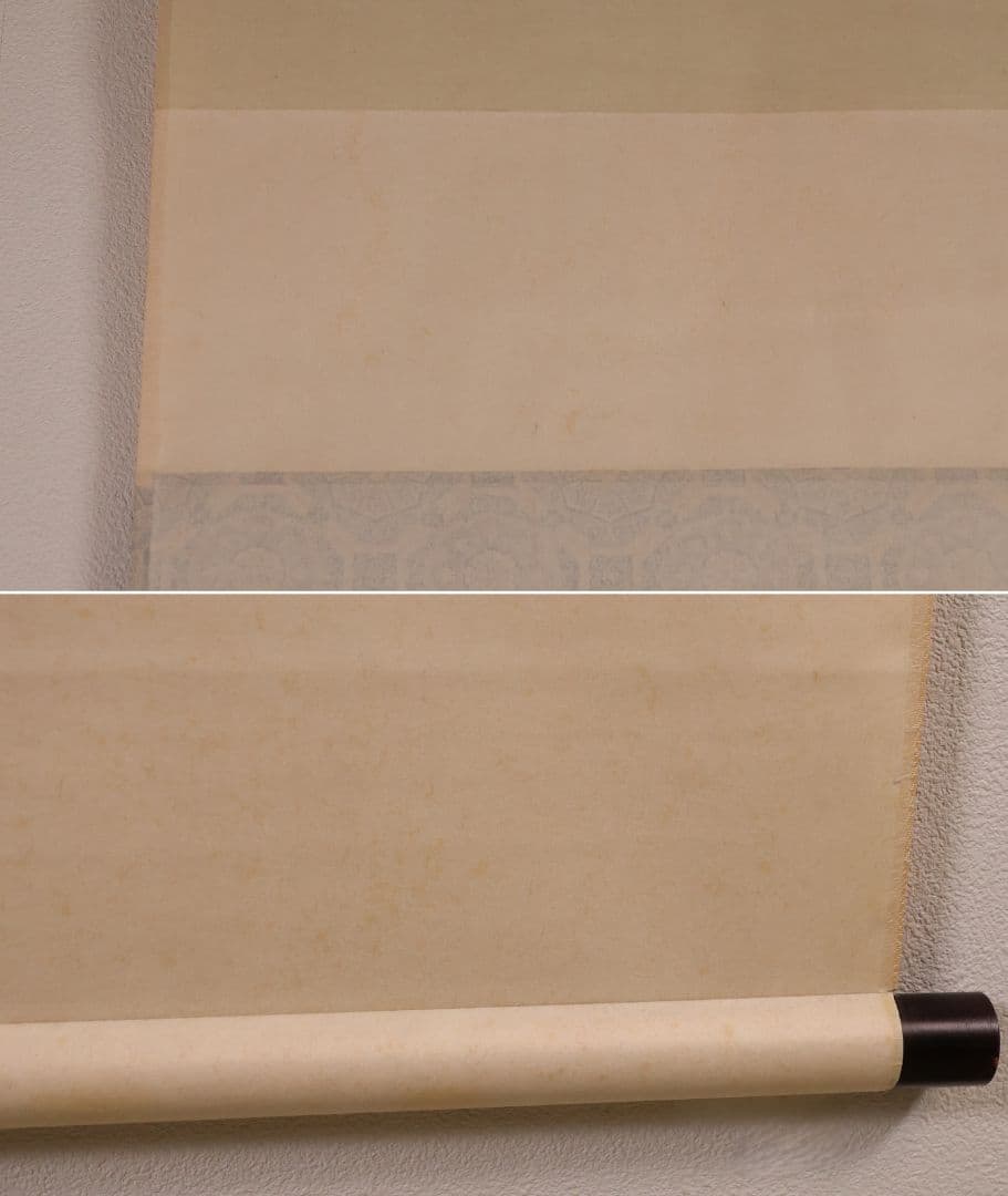 【模写】日本画 光翠 四季花 絹本 掛軸 彩色 草花 MA986