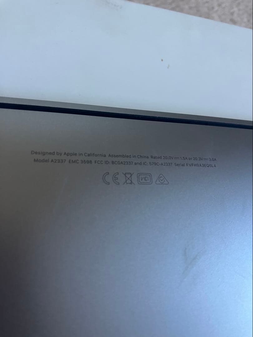 4*！様 MacBook Air A2337 スペースグレー 本体