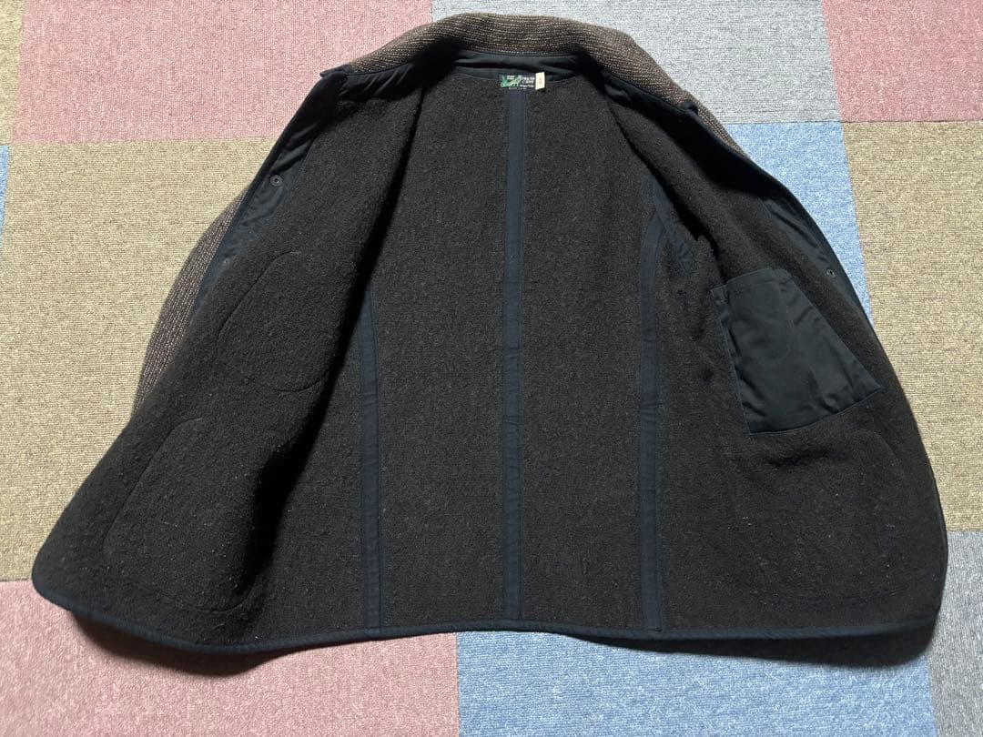 sugar cane ビーチクロス ジャケット 38 ワーク ウール ごま塩