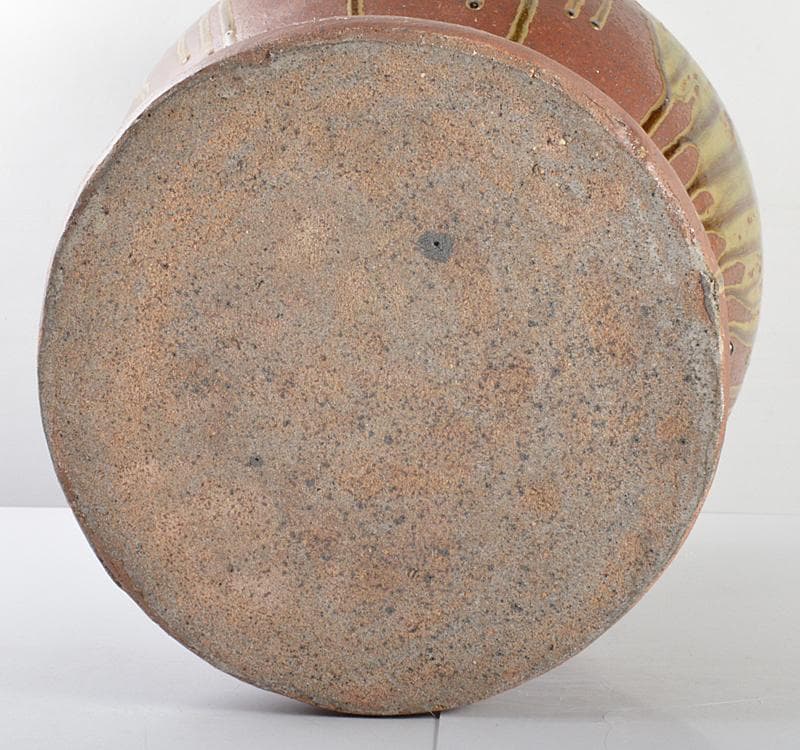 常滑焼　澤田重治作　ヨリコ造り　壷　大壷　重さ約１８.９㎏　V　R4694C