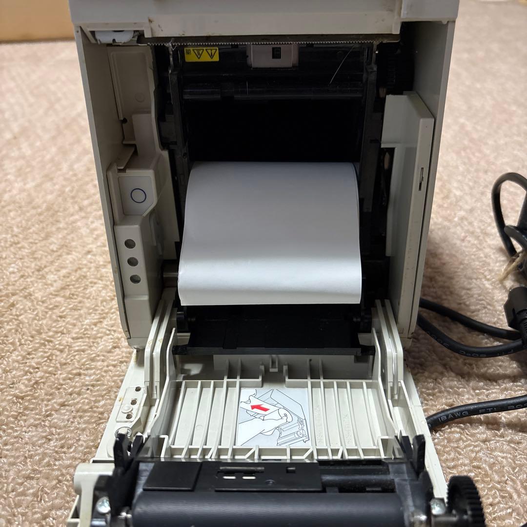 Epson プリンター tm-t90ii M313B アダプター、LANケーブル