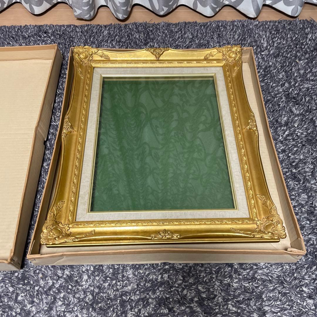 アンティーク　ゴールド　額縁　F8