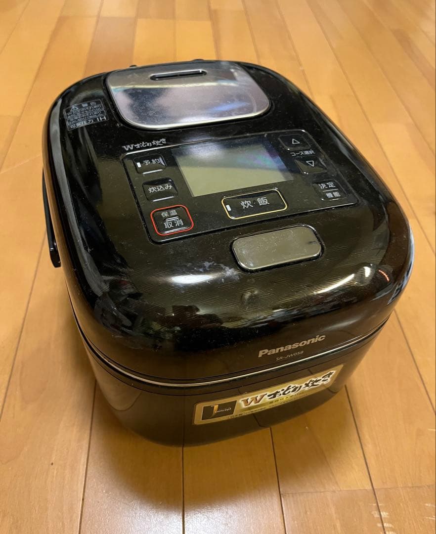 Panasonic 3合炊き炊飯器　取説付きSR-JW058