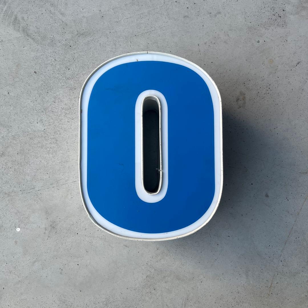 O 看板 アルファベット レターサイン 文字 アメリカ ビンテージ アンティーク