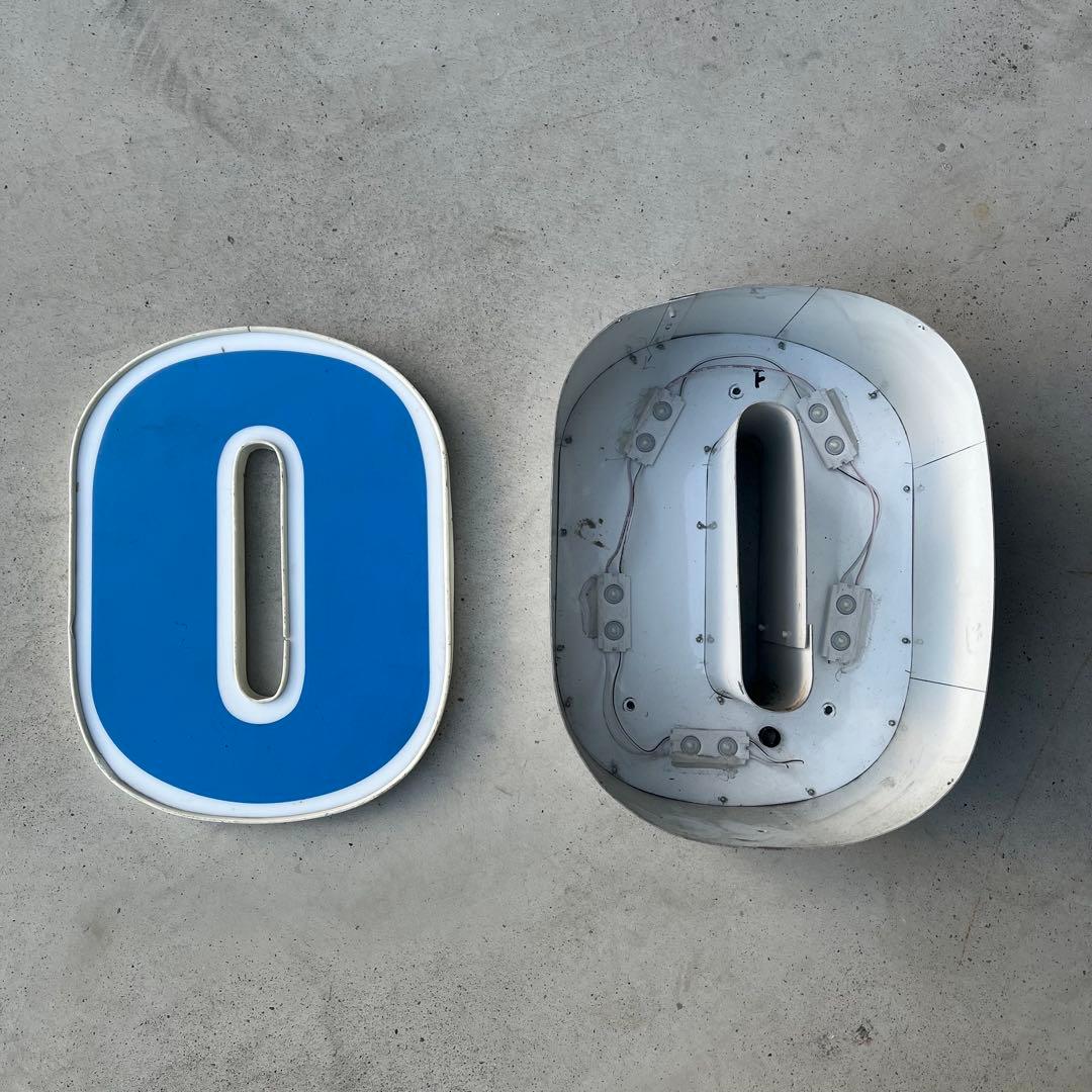 O 看板 アルファベット レターサイン 文字 アメリカ ビンテージ アンティーク