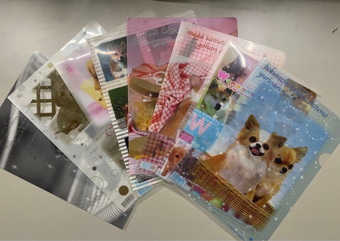 平成レトロ　サンエックス　クリアファイル　犬　8枚セット