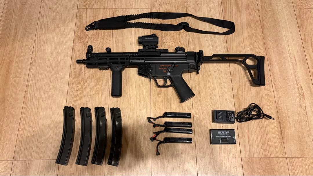 【総額14万超】【美品】東京マルイ 次世代MP5A45 外部カスタム品