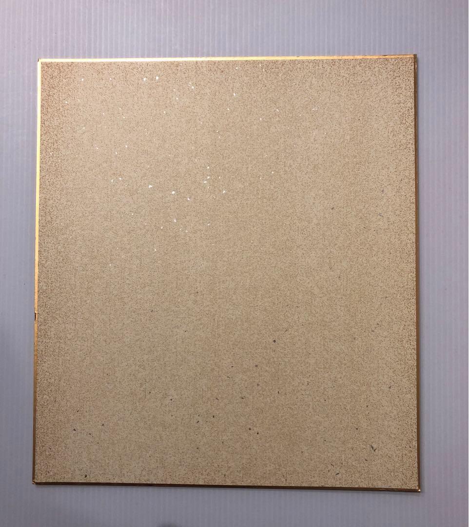 キューティー鈴木　直筆サイン色紙