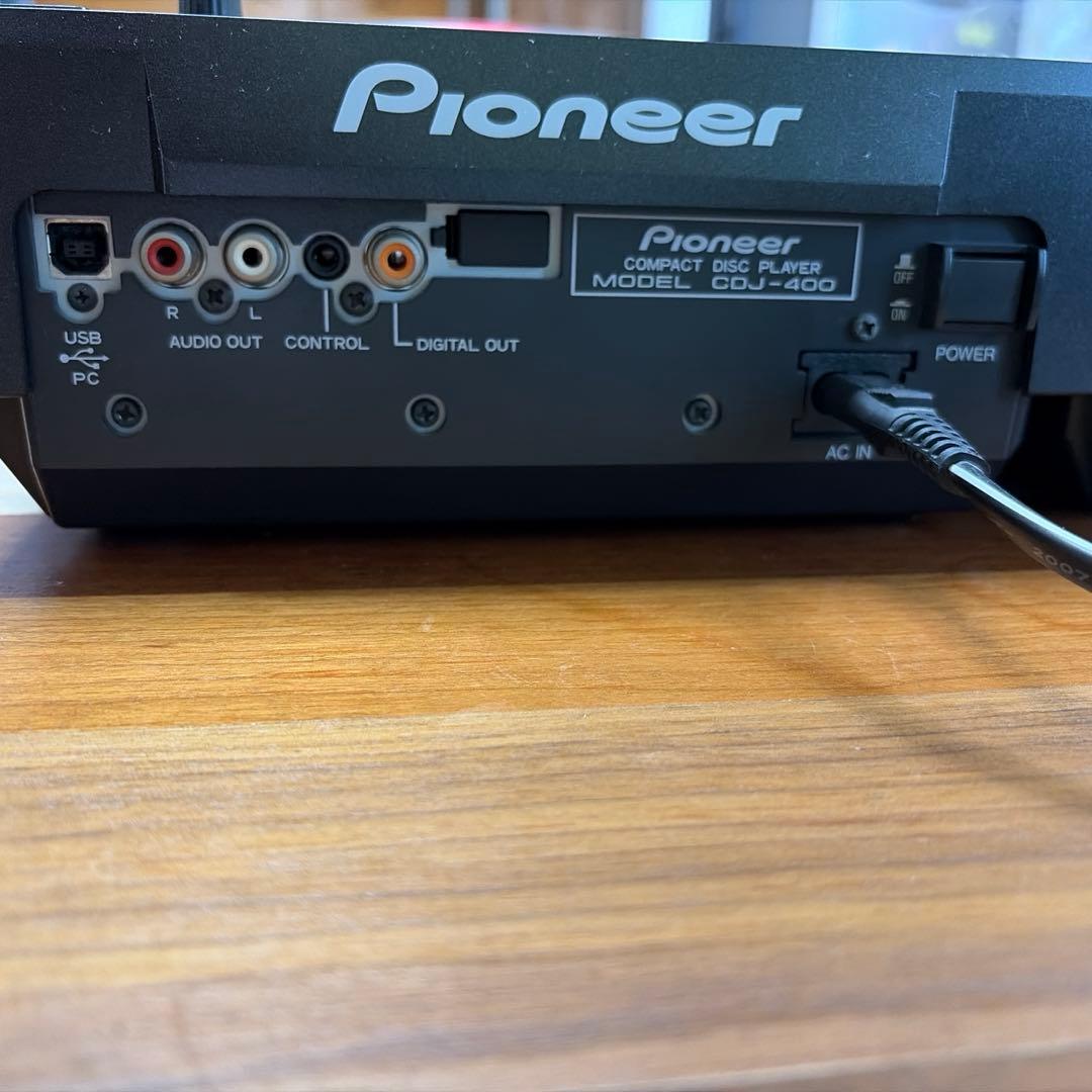 Pioneer CDJ-400 2台セット 通電確認済 動作未確認 現状品