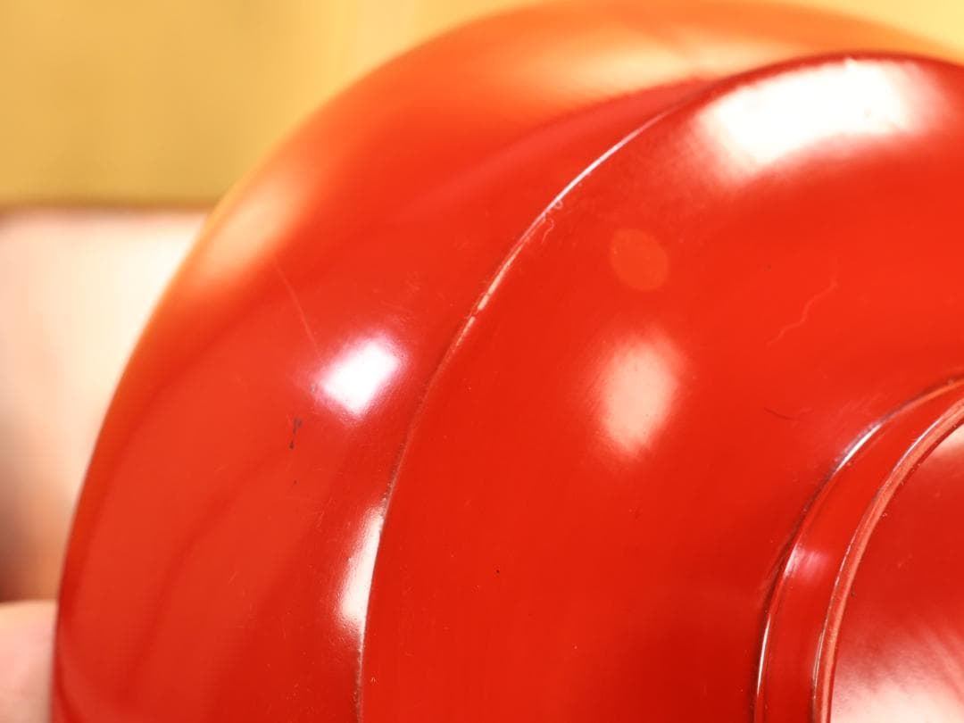 BK422　時代輪島塗　草花図金蒔絵　吸物椀　二客　木製　茶道具 懐石 菓子