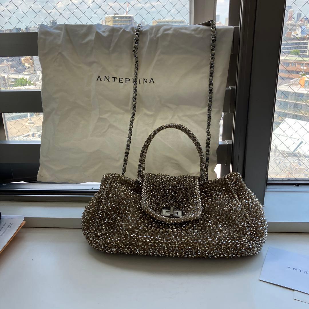 ANTEPRIMA ビーズハンドバッグ 保存袋付き