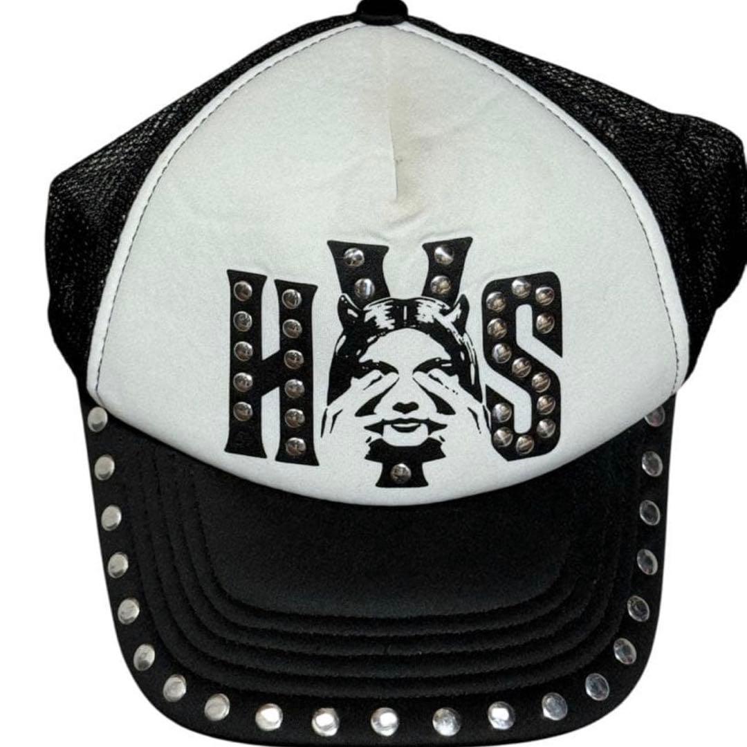 ヒステリックグラマー　SEE NO EVIL スタッズメッシュキャップ