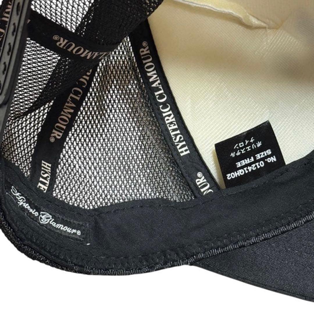 ヒステリックグラマー　SEE NO EVIL スタッズメッシュキャップ