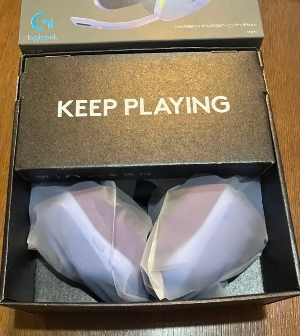 【新品】Logicool G733 ワイヤレスゲーミングヘッドセット パープル