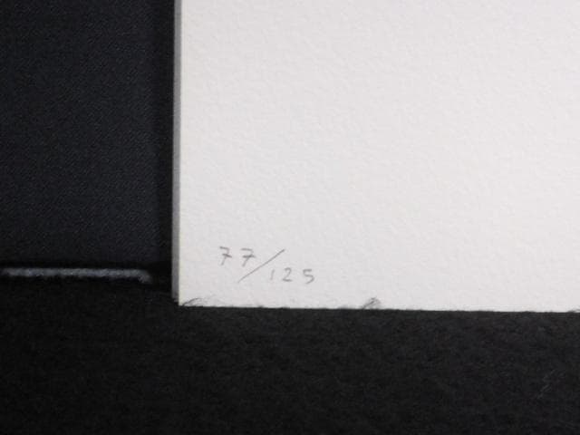 現代美術 菅井汲　直筆サイン『VARIATIONS Ⅱ』 リトグラフ 0723Y