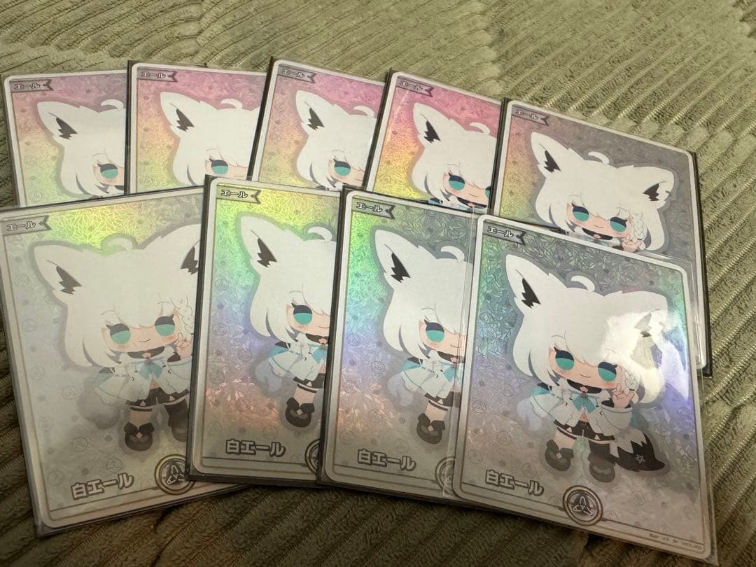 白エール　白上フブキ　ホロカ　ホロライブカードゲーム　9枚セット　バラ売り可能