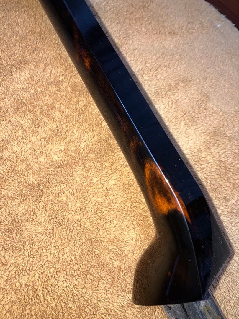 沖縄三線最高峰八重山黒木真壁型本皮一枚張りスンチ塗りウズラミ期間限定の出品