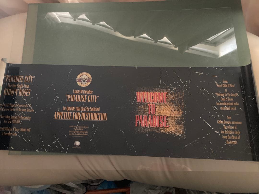 激レア　Guns N' Roses プロモポスター　ガンズアンドローゼズ　axl