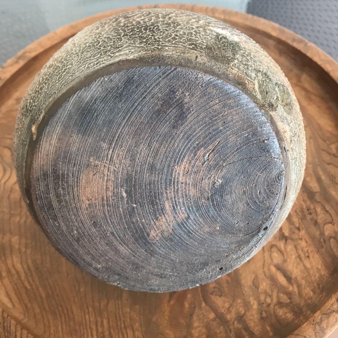 上野焼飴釉刷毛目徳利