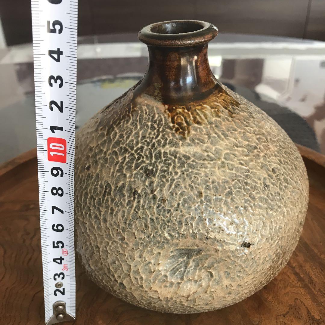 上野焼飴釉刷毛目徳利