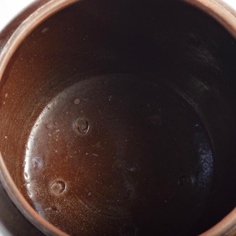 茶道具　瀬戸焼　古瀬戸　水指　時代箱付　V　6950