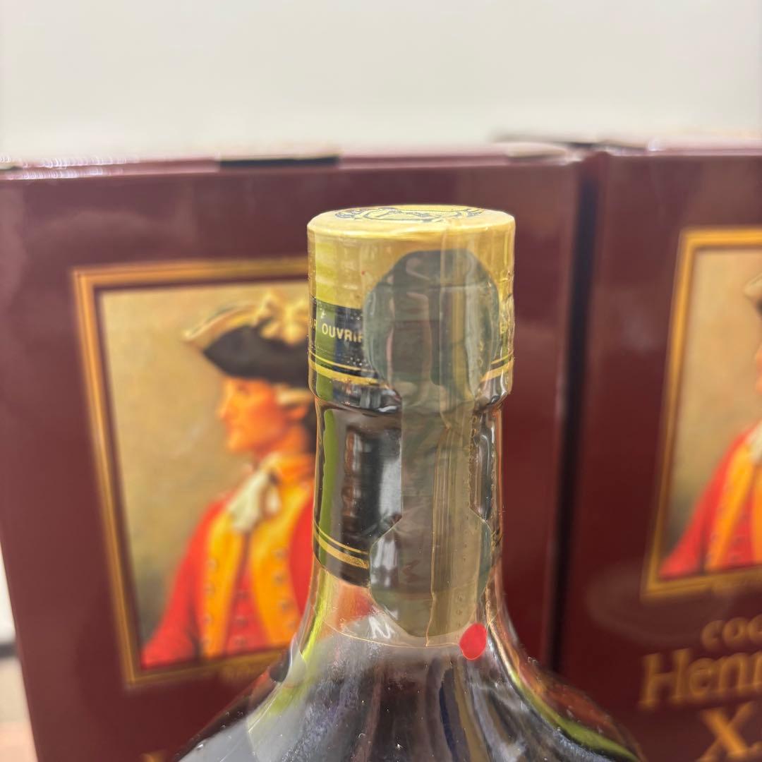ヘネシーXO クリアボトル 金キャップ 古酒 ブランデー 700ml 2本