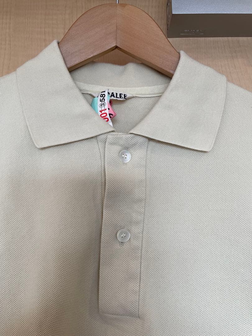 オーラリー　半袖ポロシャツ