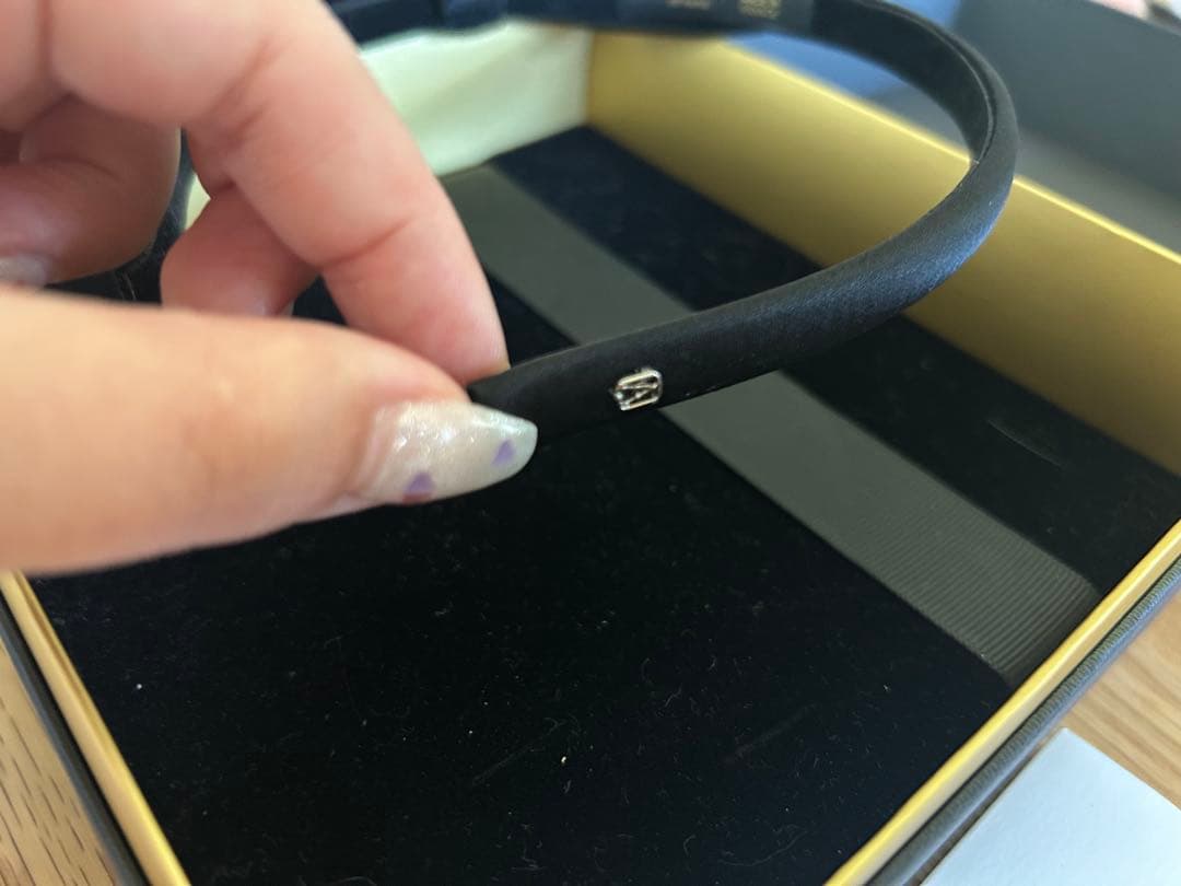 さっちゃんさま専用 アレクサンドルドゥパリ サテンのリボンカチューシャ