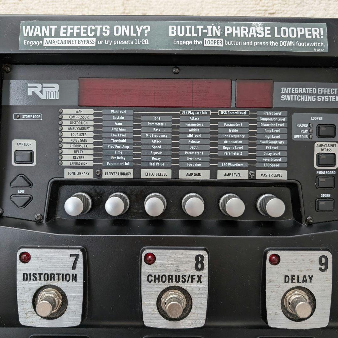 uhuyfes様　Digitech マルチ・エフェクター　RP1000