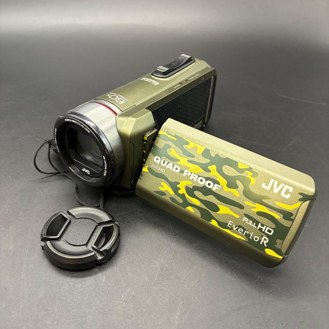 JVC GZ-R400-G Everio R カモフラージュ ビデオカメラ
