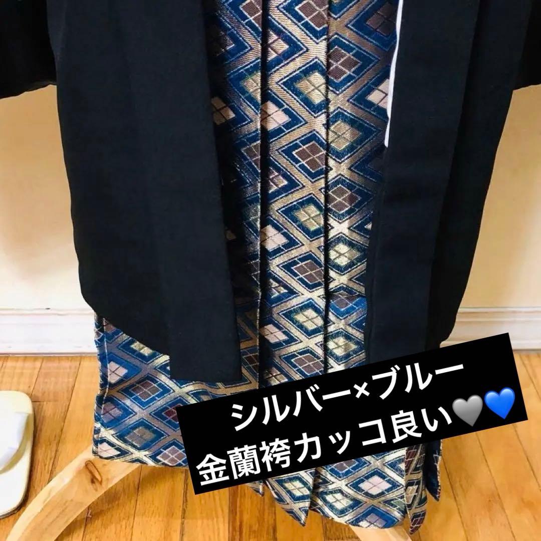 七五三 五歳‼️黒地にクリーム系 鷹 金箔金彩‼️完全フルセット‼️家から揃え無し